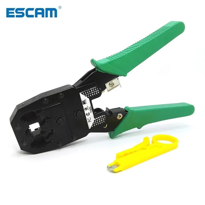 Crimping Tool Pliers – RJ45 RJ11 RJ12 Cable Cutter & Stripper Network Crimping Tool Qme 2pcs