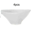 Reusable Vegetable Strainer Bag | Drawstring Squeeze Filter Food Strainer Bag Qme 4pcs