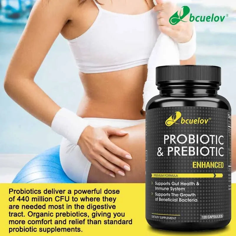 Probiotic & Prebiotic Capsules – Gut & Immune Support Probiotic Supplement Qst