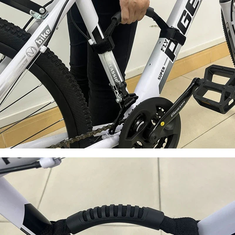 Folding Bicycle Carrying Strap – Lightweight Portable Bike Handle Bicycle Carrying Strap Qme