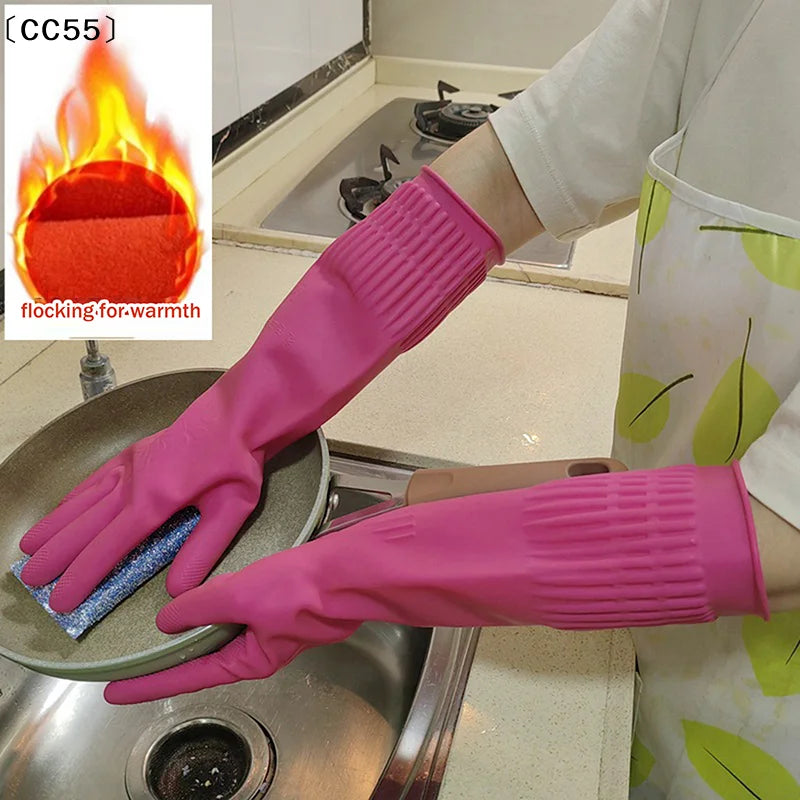 Rubber Household Gloves – Dishwashing, Cleaning & Laundry Household Cleaning Gloves Qst