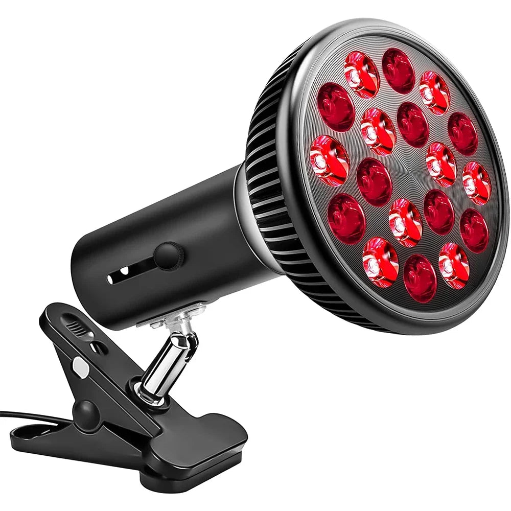 ZONGKUNG 54W Red Light Therapy Lamp – 660nm & 850nm LED Light Therapy Lamp Qst B Set-Black