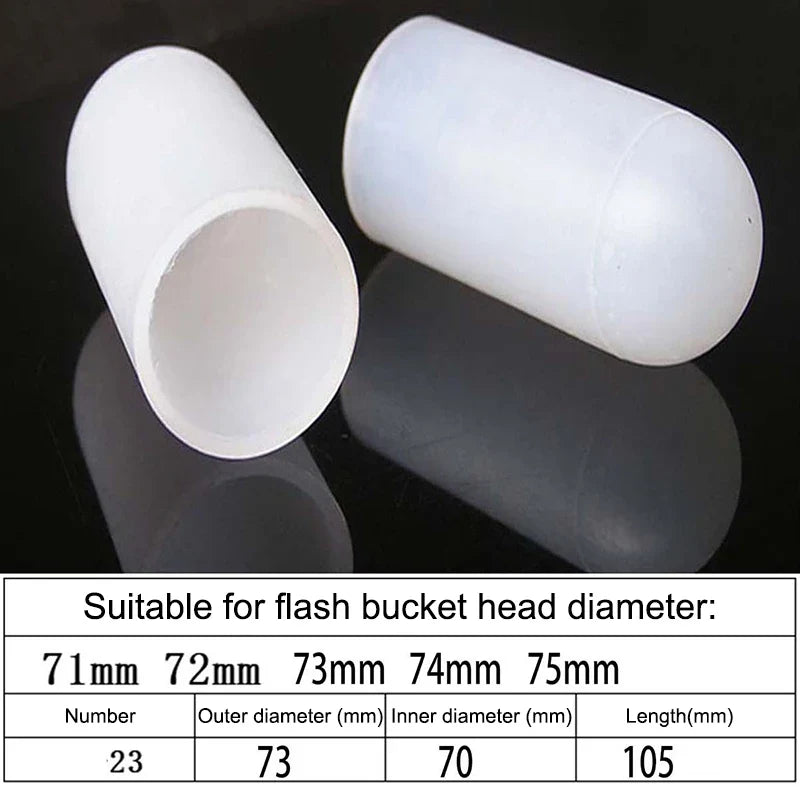 Silicone Elastic Flashlight Lampshade SP31 SP35 IF22A SP36 Flashlight Accessory Qme 71 75mm