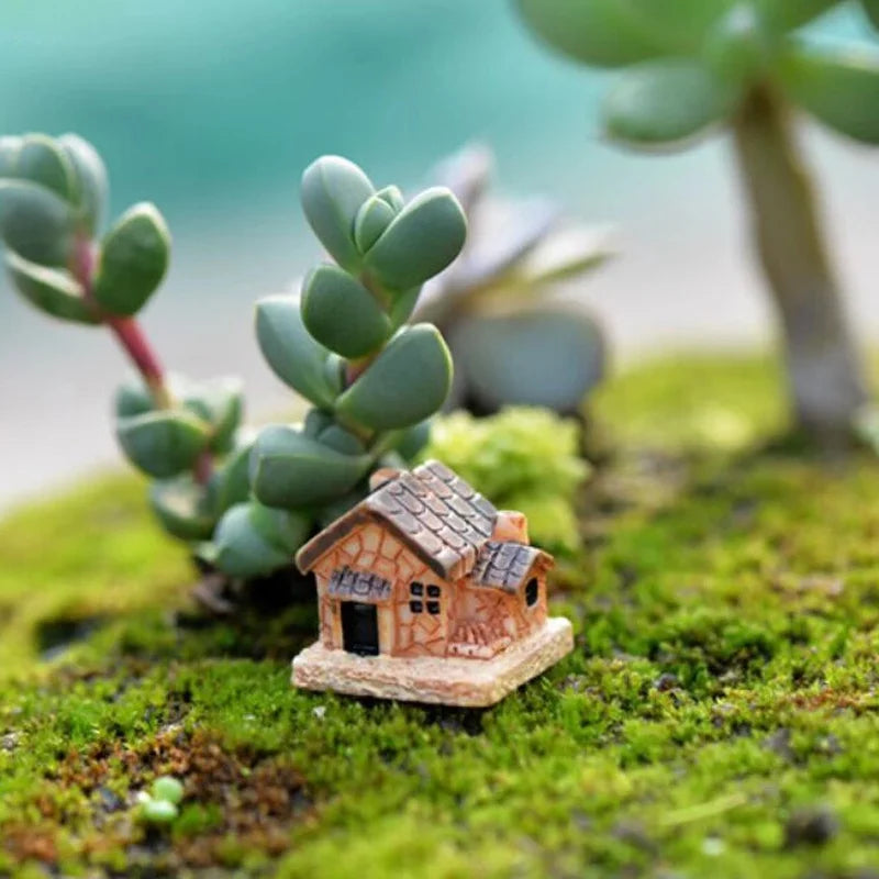 Mini Dollhouse Stone Resin Decorations – DIY Home & Garden Miniature Resin Decor Qme