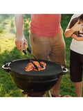Non-Stick Korean BBQ Baking Tray | Black Vermiculite Coated BBQ Baking Tray Qme 11.81inch