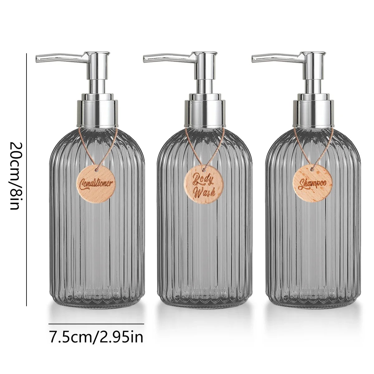 Shower Dispenser Bottles – Shampoo, Conditioner & Body Wash Shower Dispenser Bottles Qme