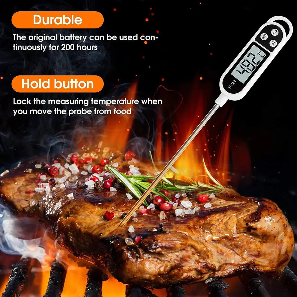 Stainless Steel Probe Food Thermometer Pen – Milk & Cooking Food Thermometer Qme