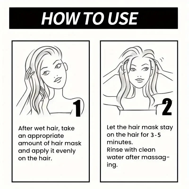 Keratin Protein Hair Mask – Smooth, Repair Dry & Frizzy Hair Keratin Hair Mask Qme