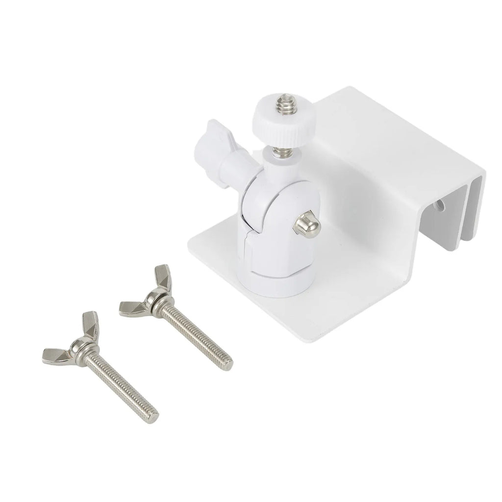Weatherproof Solar Panel Gutter Bracket Mount with Screw Gutter Mount Bracket Qme White
