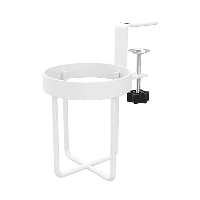 Metal Desk Cup Holder Table Storage Rack for Mugs & Bottles Desk Cup Holder Qme