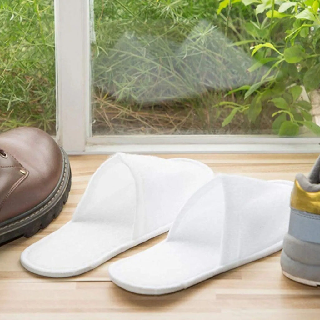 Disposable Closed Slippers – Hotel & Home Guest Shoes Disposable Slippers Qme