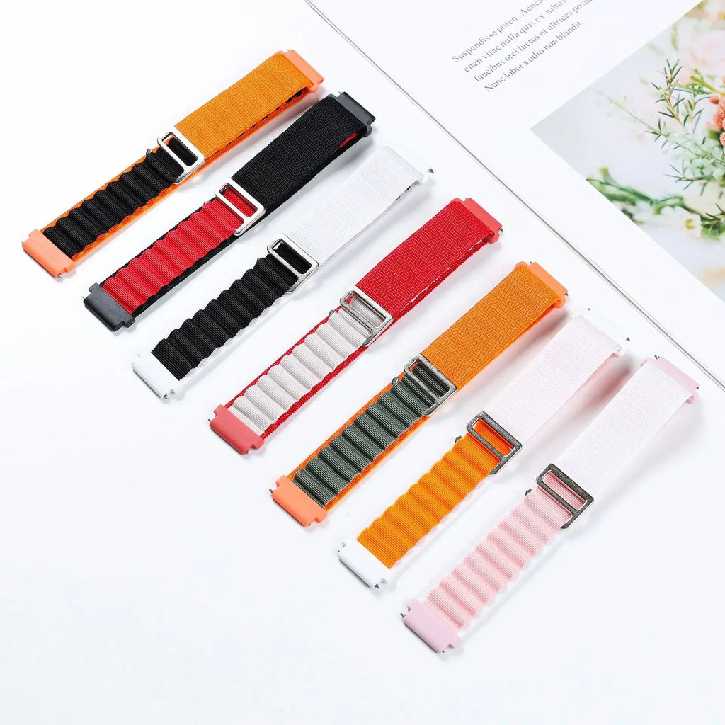 Nylon Quick Release Strap for Samsung Galaxy Watch 4 5 6 | 15 Colors Watch Band Qme