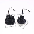 Chainsaw Fuel & Oil Cap Set – MS210 MS230 MS250 MS360 2-Pack Chainsaw Replacement Cap Qme one size