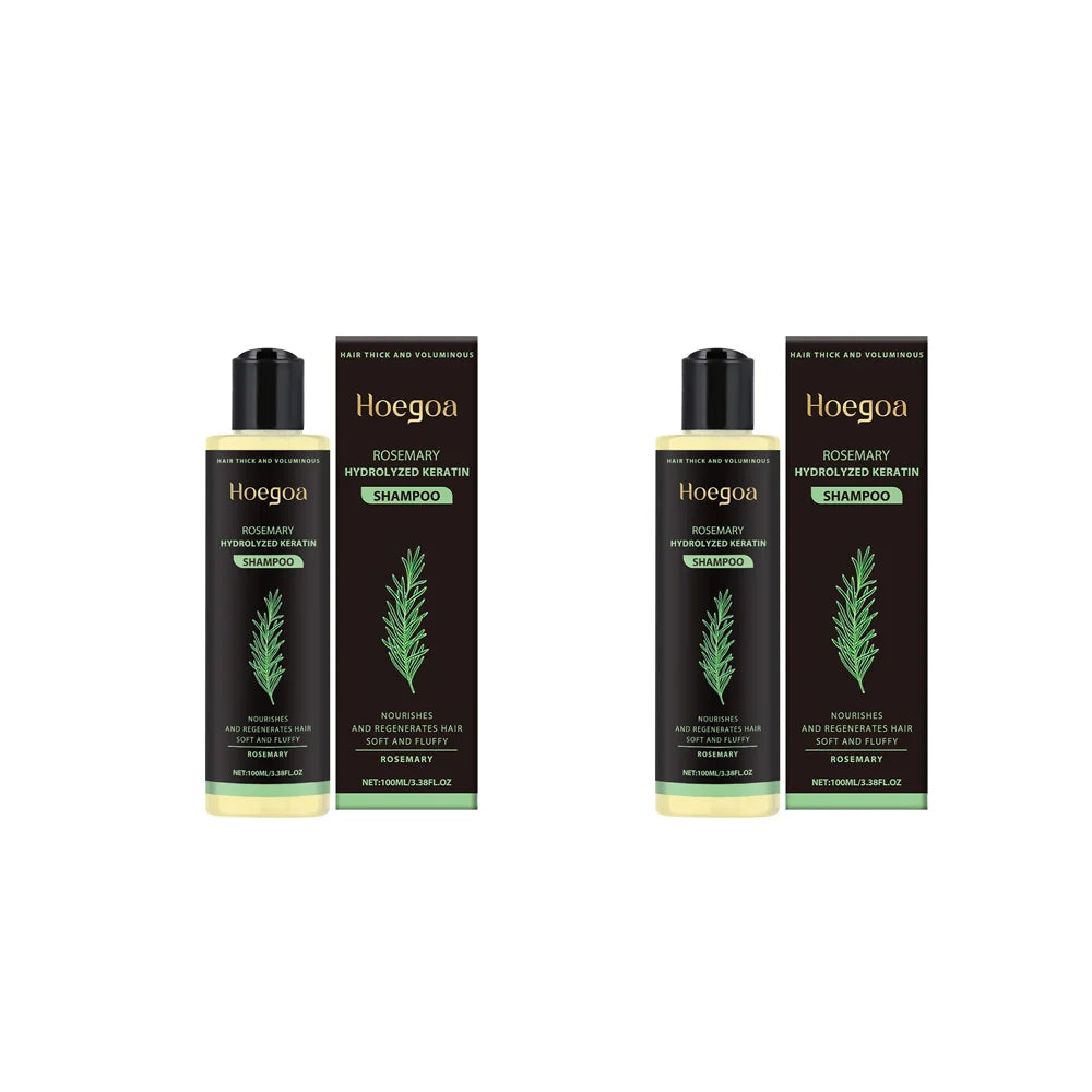 Hoegoa Rosemary Oil Shampoo – Volumizing & Hair Strengthening Hair Growth Shampoo Qst 2pcs