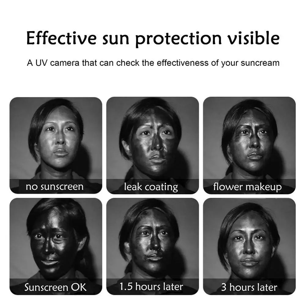 UVlook Portable UV Camera – Smartphone Sunscreen Tester UV Sunscreen Tester Qme