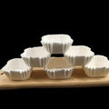 100 Square Oil-Proof Paper Cup Liners – Medium Baking Tray Holders Baking Cup Liners Qme 100pcs 45mm White