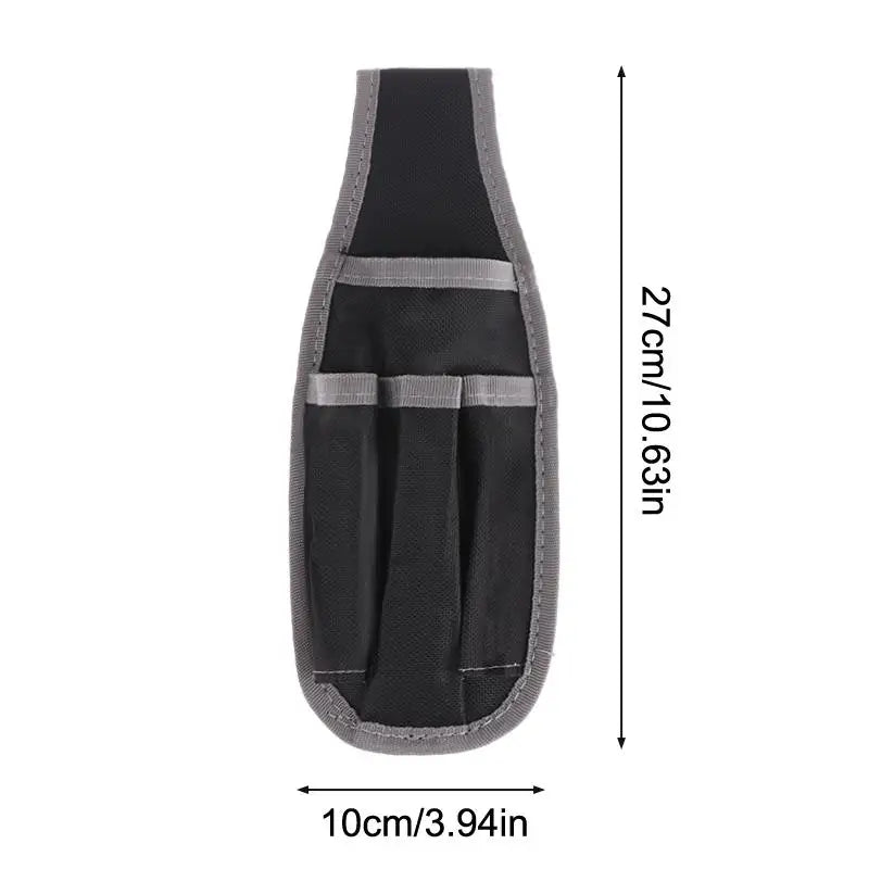Multifunctional Tool Waist Bag – Electrician Pocket Pouch Tool Waist Pouch Qme black