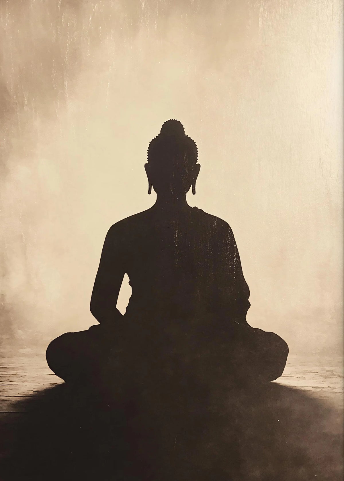 Zen Enso Buddha Lotus Canvas Print – Minimalist Wall Art Canvas Wall Art Qst 3 40x60cm Unframed
