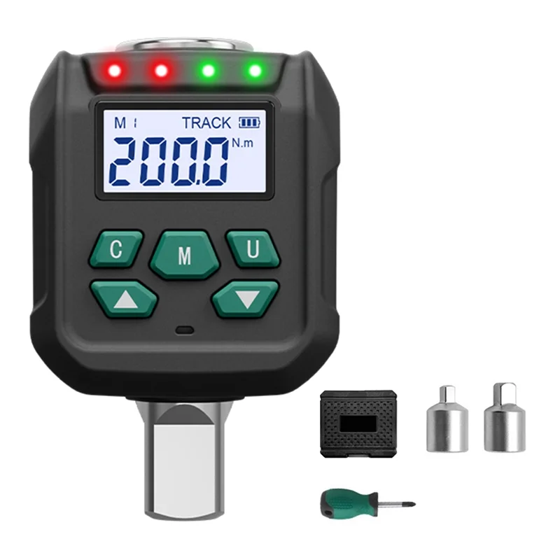 A02F Digital Torque Adapter 3/8" Drive | 10–200 N·m ±2% Digital Torque Adapter Qme