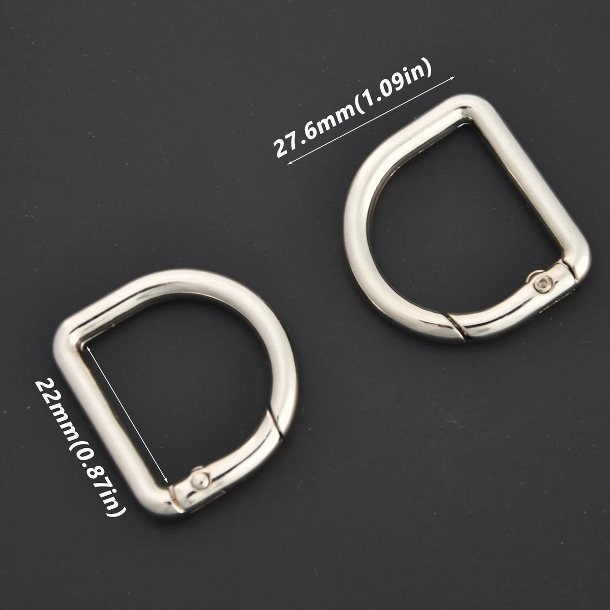 Zinc Alloy Spring D-Ring Snap Clasp | DIY Bag Hardware DIY Bag Hardware Qme