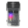 BORUiT V20 LED Keychain Flashlight 1000LM UV Magnetic USB-C LED Keychain Flashlight Qst white 1pc