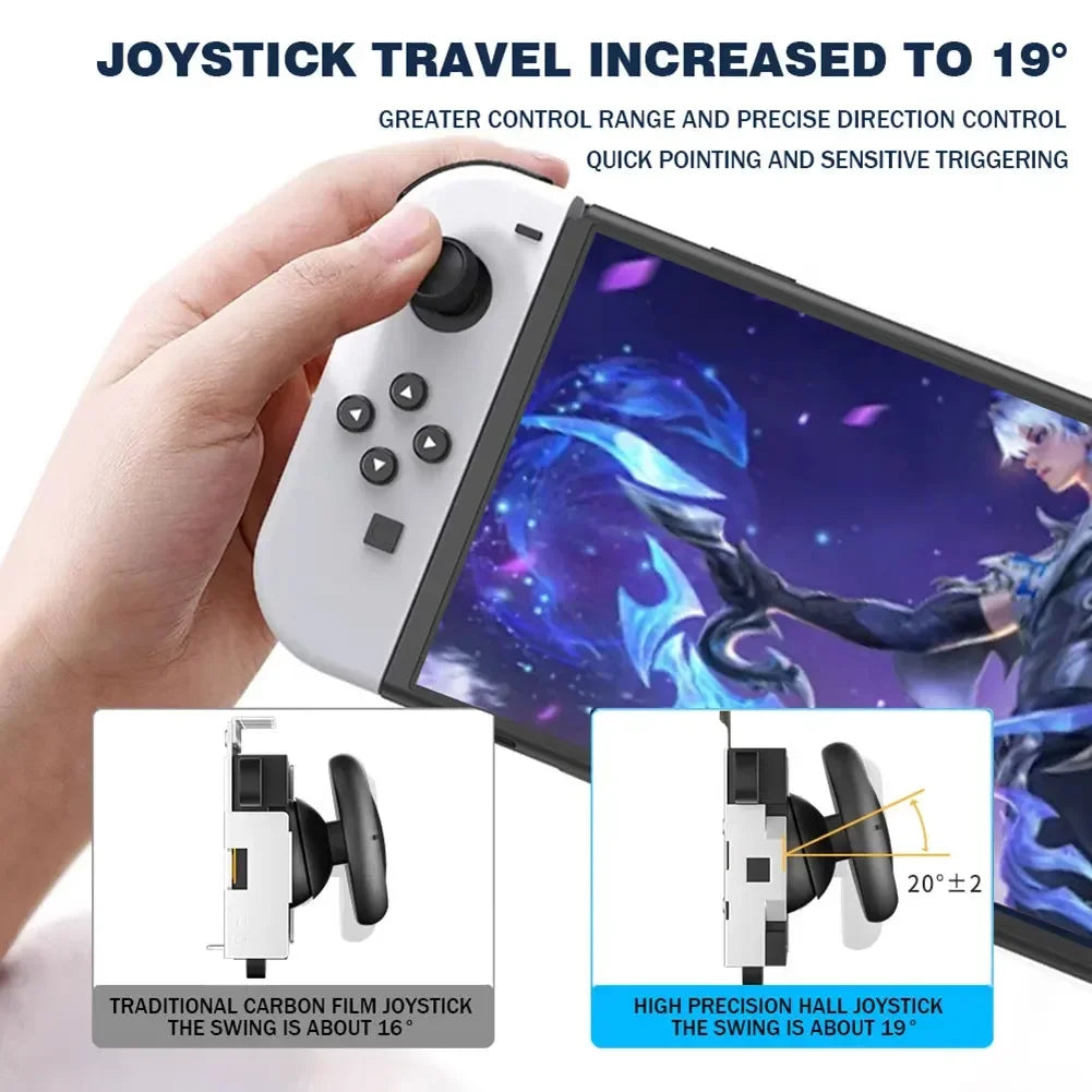 Hall Effect Joystick Switch Lite & OLED Joycon Thumb Stick Joystick Replacement Qme