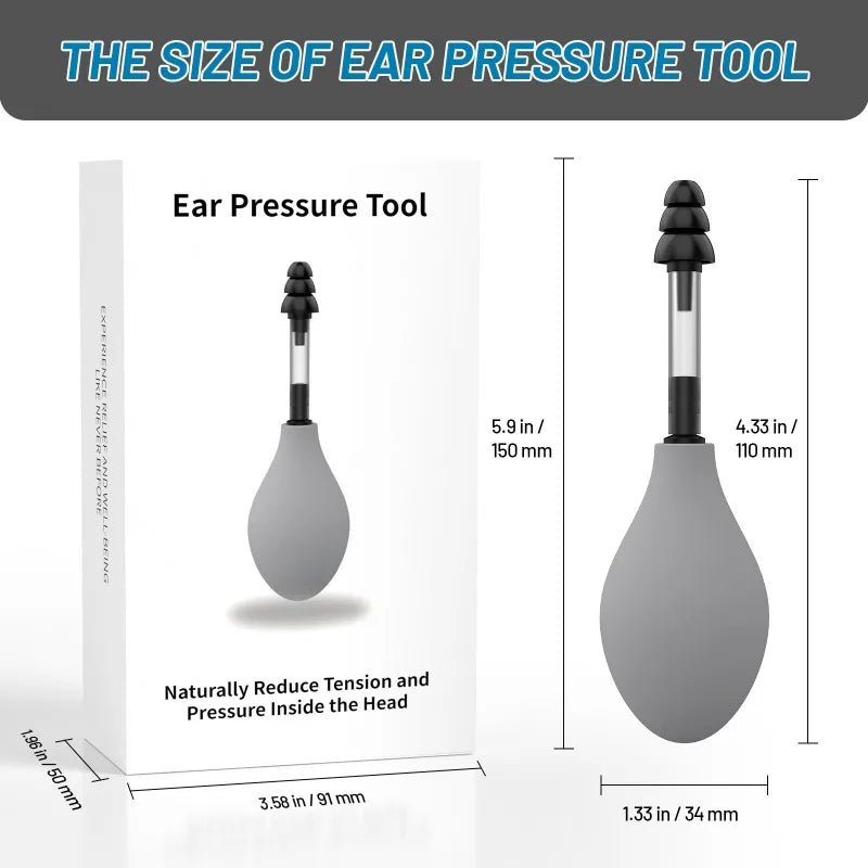 Natural Rubber Ear Massage Tool – Compact & Easy to Use Ear Massage Tool Qme