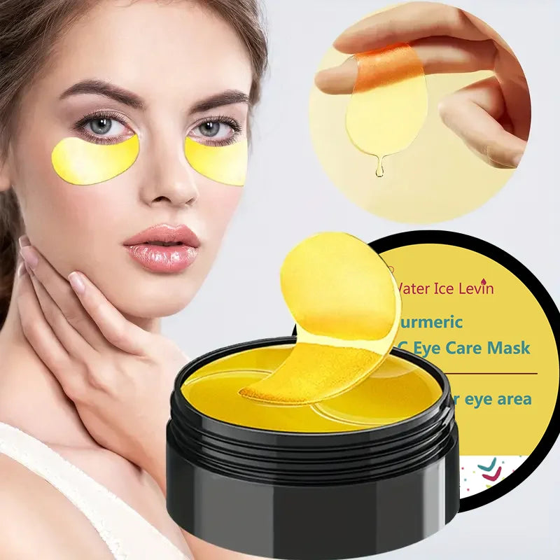 Turmeric Vitamin C Eye Mask – Brighten, Firm & Depuff Eye Treatment Mask Qme