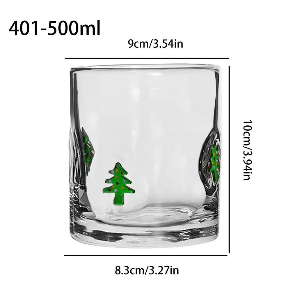 Christmas Crystal Glass Coffee Cup – Reusable 401-500ml Drinkware Crystal Glass Cup Qme B China Mainland
