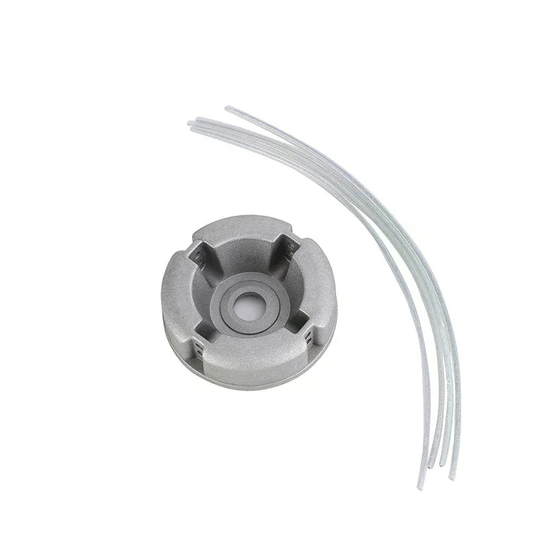 Universal Aluminum Alloy Lawn Mower Head & Nylon Mowing Line Lawn Mower Head Qme