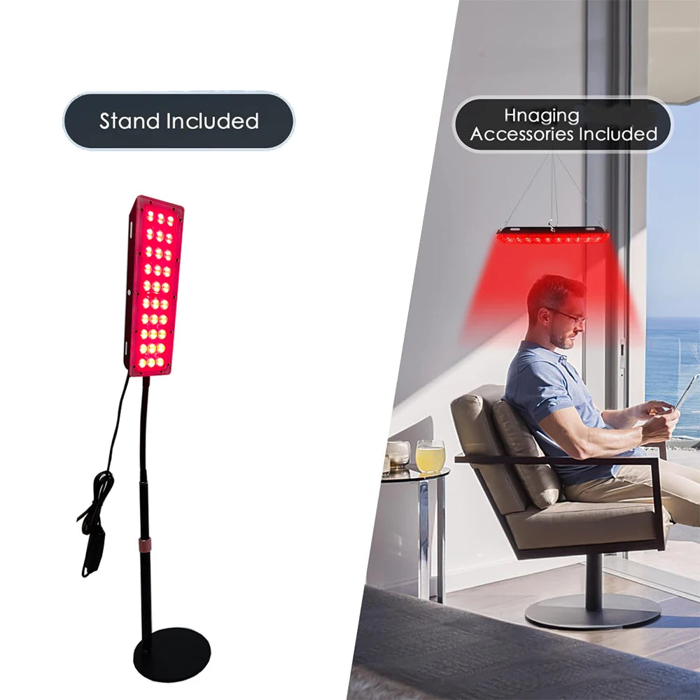 Red Light Therapy Panel 660nm 850nm – 90W LED Infrared Lamp Red Light Therapy Panel Qst