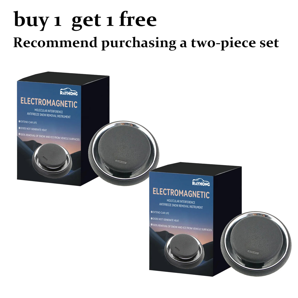 Rayhong Portable Car Defrost & Anti-Ice Device | Anti-Fog Car Defrost Device Qst 2 set