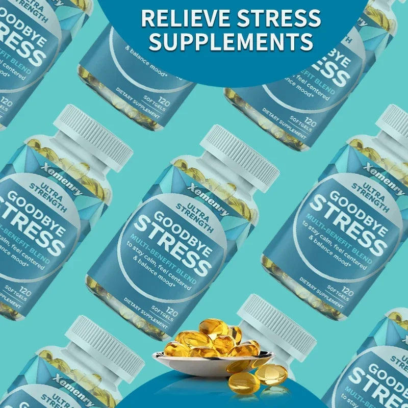 GABA & L-Theanine Calm Capsules – Gluten-Free, Non-GMO Wellness Supplement Qst