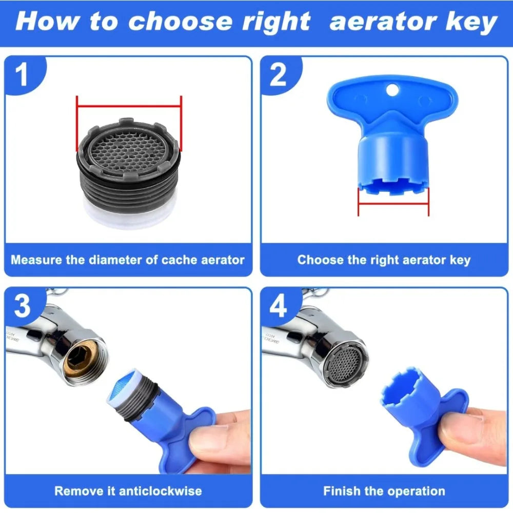 Faucet Aerator M24 M21 M18 M16 Female Thread Water Saver Faucet Aerator Qme