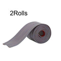 PVC Floor Cord Cover | Anti-Trip Cable Protector Wire Cover Floor Cord Cover Qme Grey 2Rolls