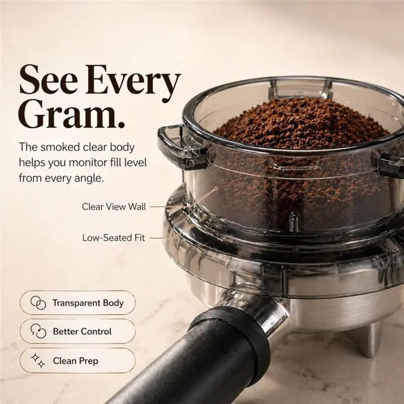 54mm Twist-Lock Dosing Funnel for Breville Espresso Machines Espresso Dosing Funnel Qst