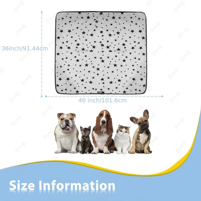 Reusable Dog Training Pee Pad Mat – Washable & Waterproof Dog Training Mat Qme