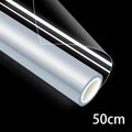 Transparent Shatterproof Safety Window Film | Self-Adhesive PET Safety Window Film Qme fangbaomo 50cmX5m
