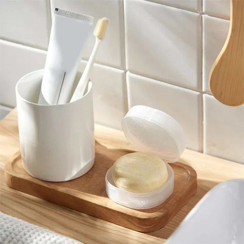 Sealed Travel Soap Case – Plastic Soap Container for Home & Travel Travel Soap Case Qme