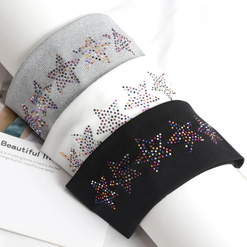 Black Elastic Hairbands for Girls – Soft No-Slip Hair Ties 24pk Elastic Hair Ties Qme