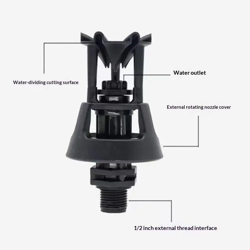 360° Wobbling Garden Sprinkler Irrigation Nozzle Garden Sprinkler Nozzle Qme
