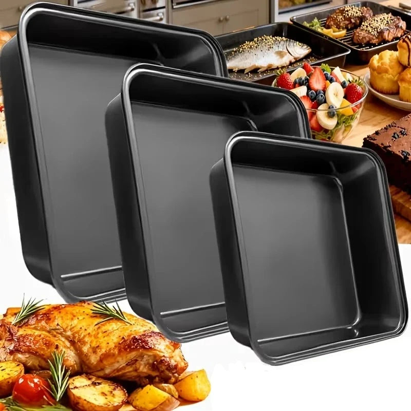 Galavilly Carbon Steel Nonstick Baking Pan – Cake, Bread & Cookies Nonstick Baking Pan Qme
