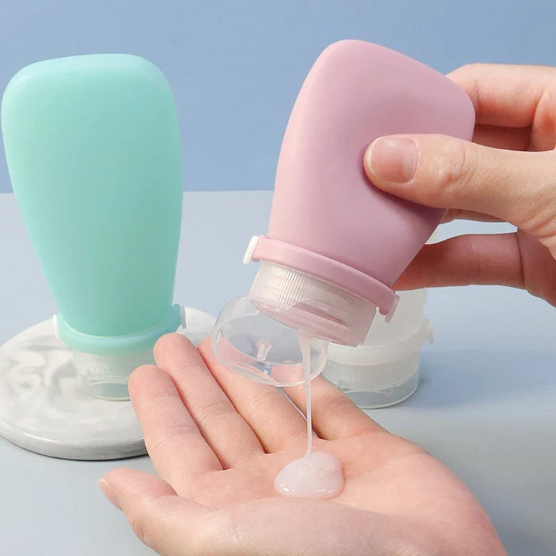 Silicone Travel Bottles – Leak-Proof Refillable 30/60/90ml Travel Bottles Qme
