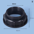 IBC Tank S60X6 Thread Garden Hose Connector Adapter IBC Tank Hose Fitting Qme B