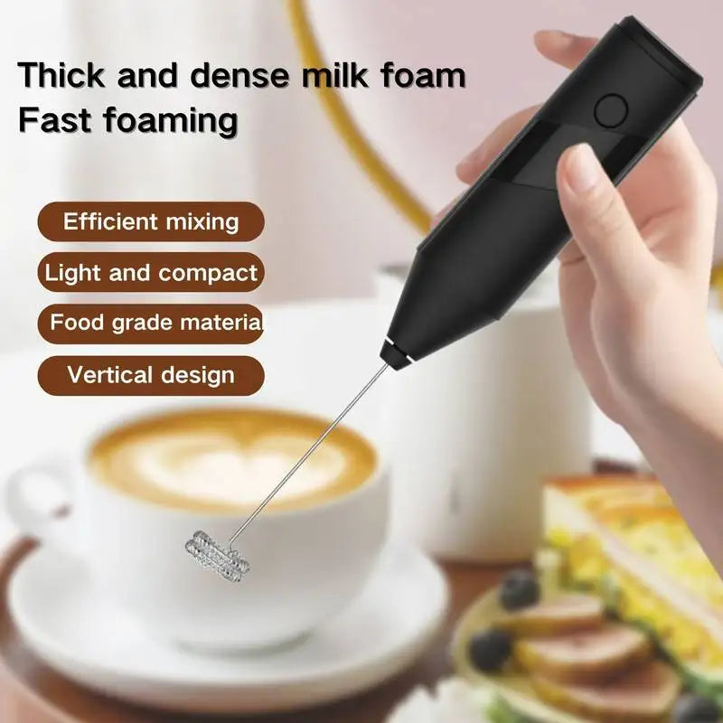 Handheld Electric Milk Frother & Egg Beater | Mini Battery Powered Handheld Milk Frother Qme