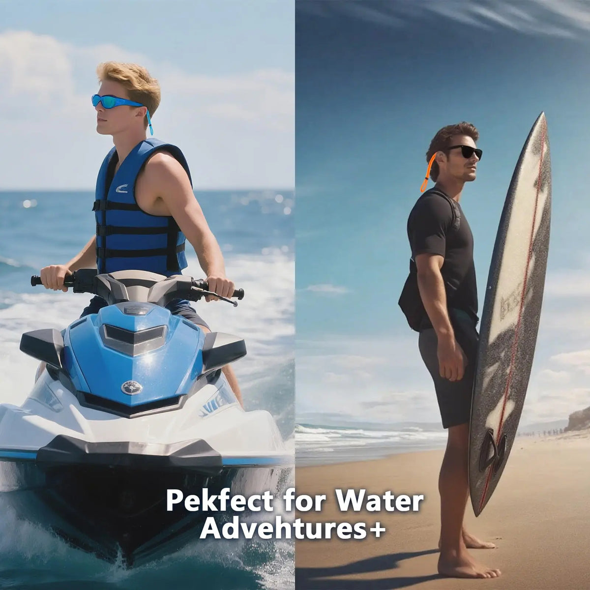 Floating Foam Eyeglasses Strap – Water Sports Anti-Slip Cord Eyeglasses Strap Qst