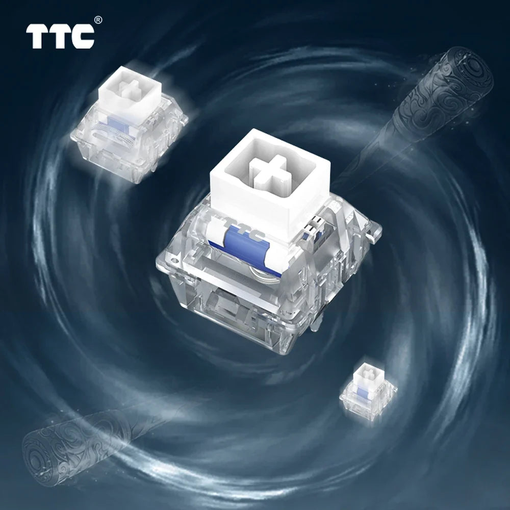 TTC RGB King Sacred Heart Magnetic Switches – Linear Lubed Magnetic Keyboard Switches Qme
