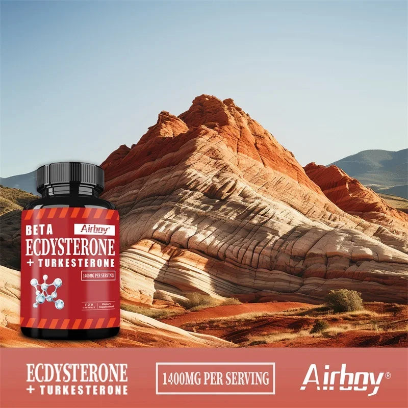 Beta Ecdysterone & Turkesterone Supplement – 1400mg Performance Supplement Qst
