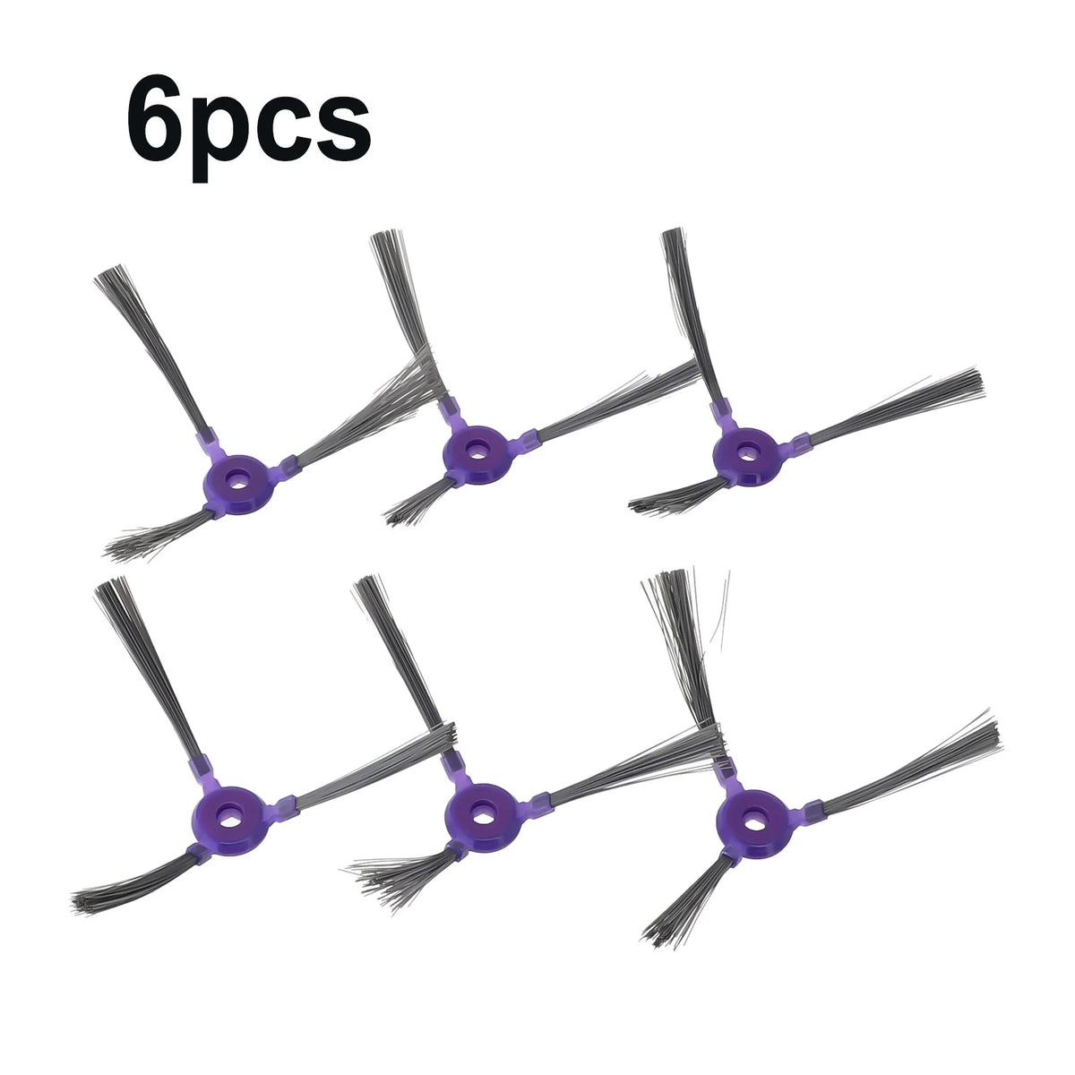 Samsung Powerbot-e VR05R5050WK Replacement Side Brushes 6-Pack Vacuum Replacement Brushes Qme
