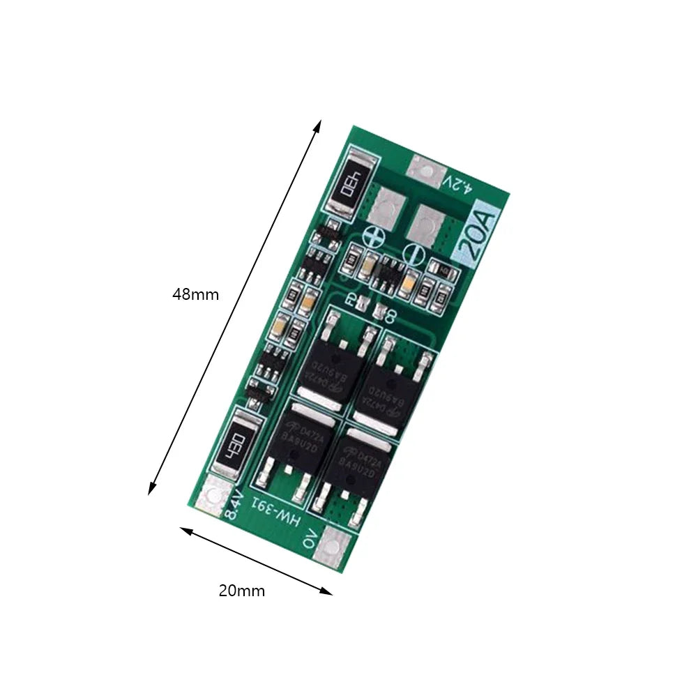 HW-391 2S 20A Lithium Battery Charging Board BMS Module BMS Charging Module Qme